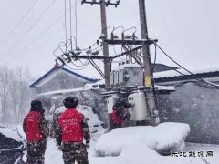 战暴雪、保供电—集贤县供电公司在行动
