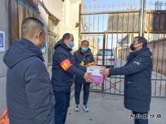 蒲白马南社区：战“疫”有力度  慰问人暖心更暖
