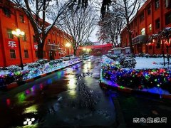 挂起红灯笼 亮丽迎新年