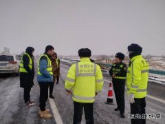 阿勒泰执法支队北屯执法大队强化高速公路涉路施工监管