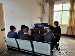 蒲白西固煤业供销联合党支部组织党员职工观看反恐纪录片