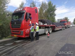 哈巴河执法大队： 持续开展路警联合治超、确保道路安全畅通