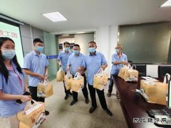 中铁五局华南公司党政工团“情满中秋”慰问合肥地铁项目员工