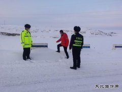 阿勒泰执法支队哈巴河执法大队：开展联合巡查 确保交通安全