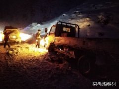 富蕴执法大队：昼夜奋战 联合救援保平安