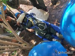 会泽供电局开展防高空坠落应急演练