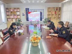 布尔津执法大队召开公路车辆救援服务联勤联动合作协议签订会