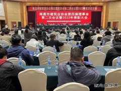 南昌市建筑业协会召开第四届理事会第二次会议