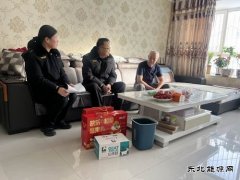 哈巴河执法大队开展春节前夕走访慰问退休老干部活动