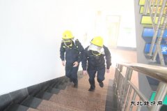 潞安恒通化工热电厂仓库着火逃生演练提素质