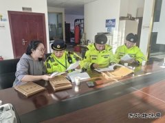 北屯执法大队开展大件运输车辆“双随机、一公开”执法检查工作