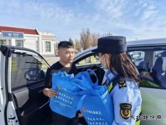 北屯执法大队：清明坚守保畅通 普法宣传护平安