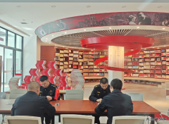 富蕴执法大队开展“党建引领·以书润心”活动