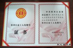 国网东宁市供电公司：荣获“牡丹江市工人先锋号”荣誉称号