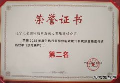 大唐葫芦岛热力公司：在第八届中国供热学术年会上喜获殊荣