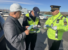 富蕴执法大队：多部门联合执法 筑牢国庆交通安全防线