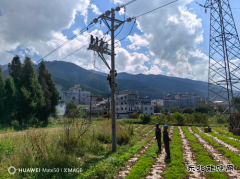 会泽集能公司高效完成渝昆高铁会泽站电力设施建设攻坚任务